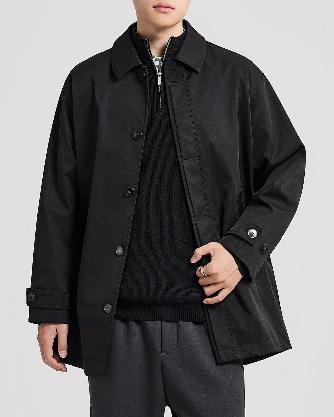 The Tolland Long Trench Jacket
