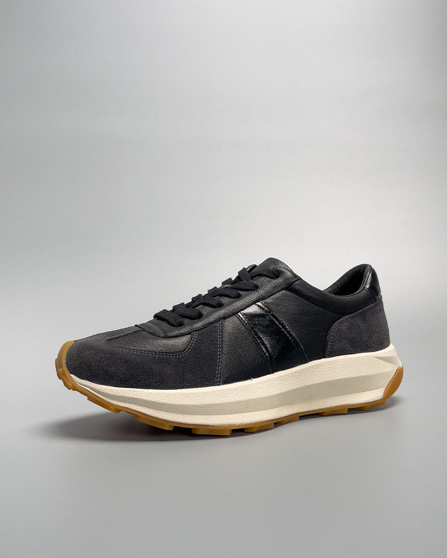 The Wolverine Classic Black Leather Sneakers