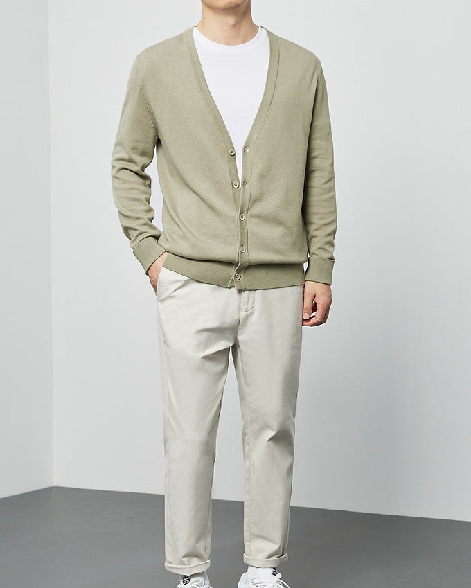 The Mimaike Essential V-Neck Knit Cardigan