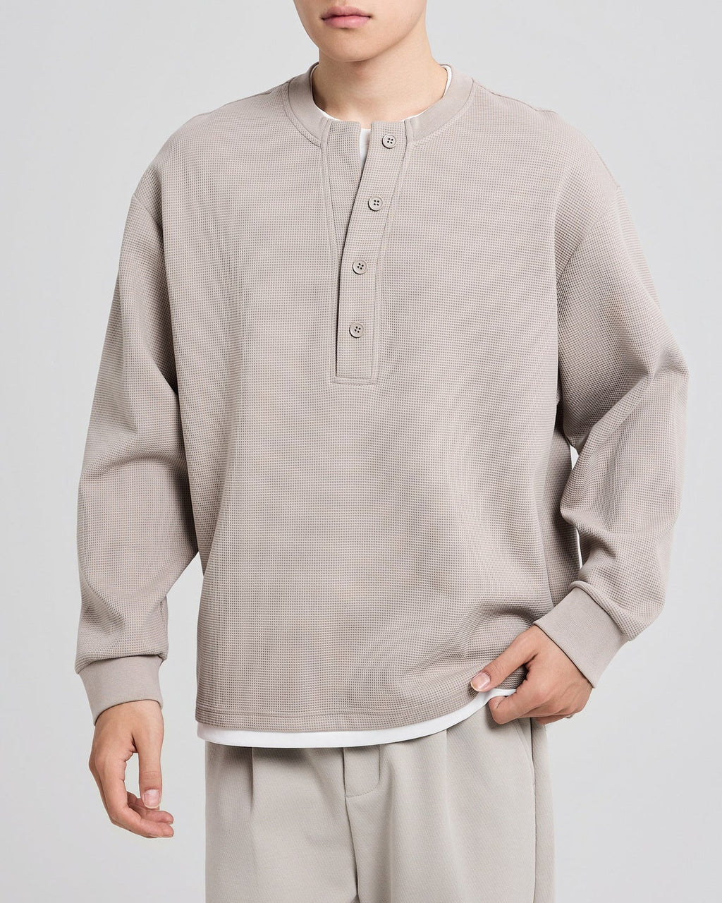 The Ashcroft Waffle Pullover Sweater