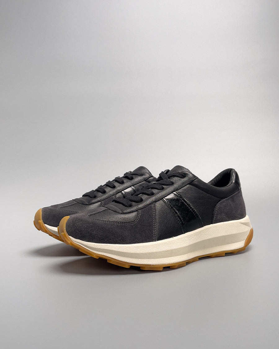 The Wolverine Classic Black Leather Sneakers