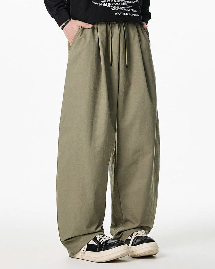 The Japanese-Style Pleated Casual Pants