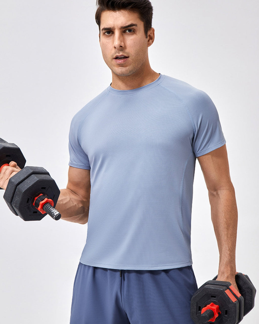 Summer Sports Short-Sleeve Reflective Quick-Dry T-Shirt