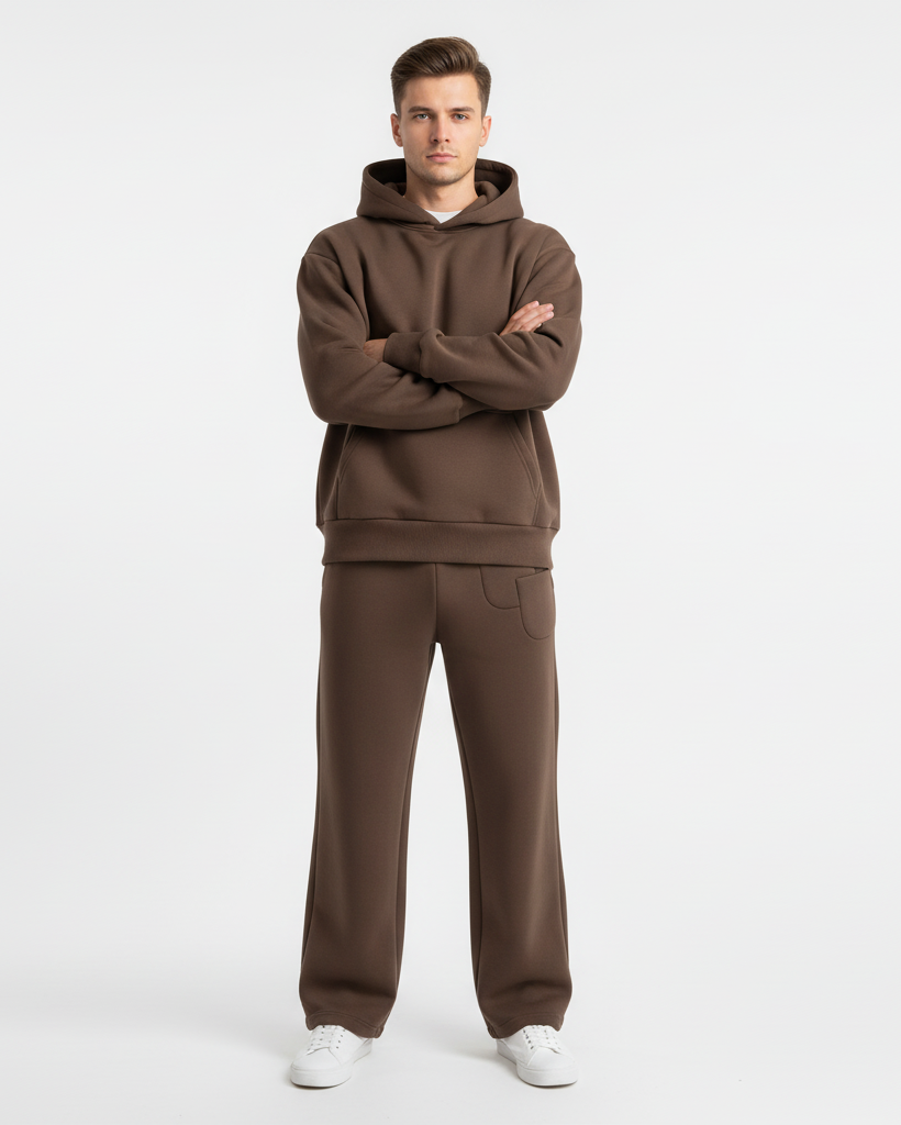 2-piece Loose Fit Hoodie and Joggers Set