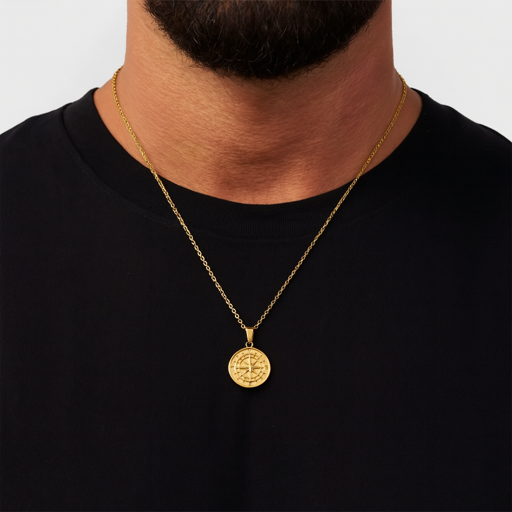 Compass Pendant Necklace
