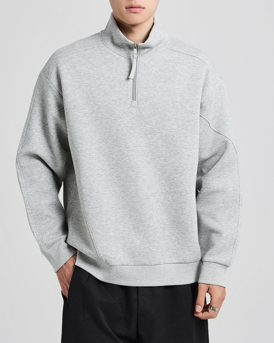 The Cavendish Half-Zipper Airlayer Sweater