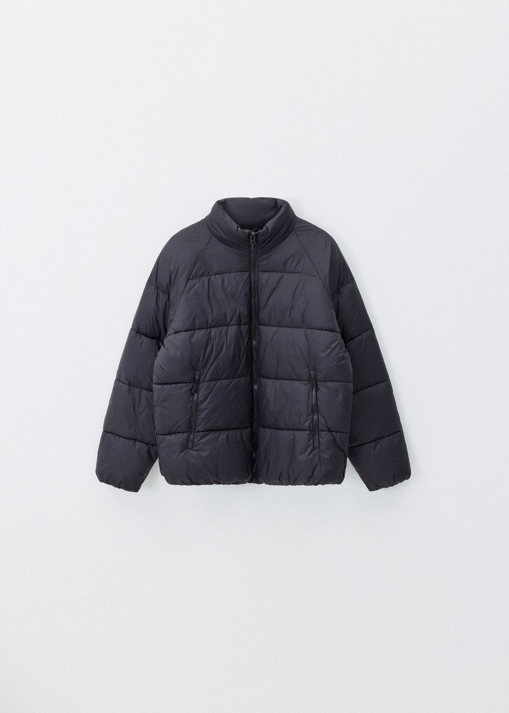 BASIC QUILTED JACKET black