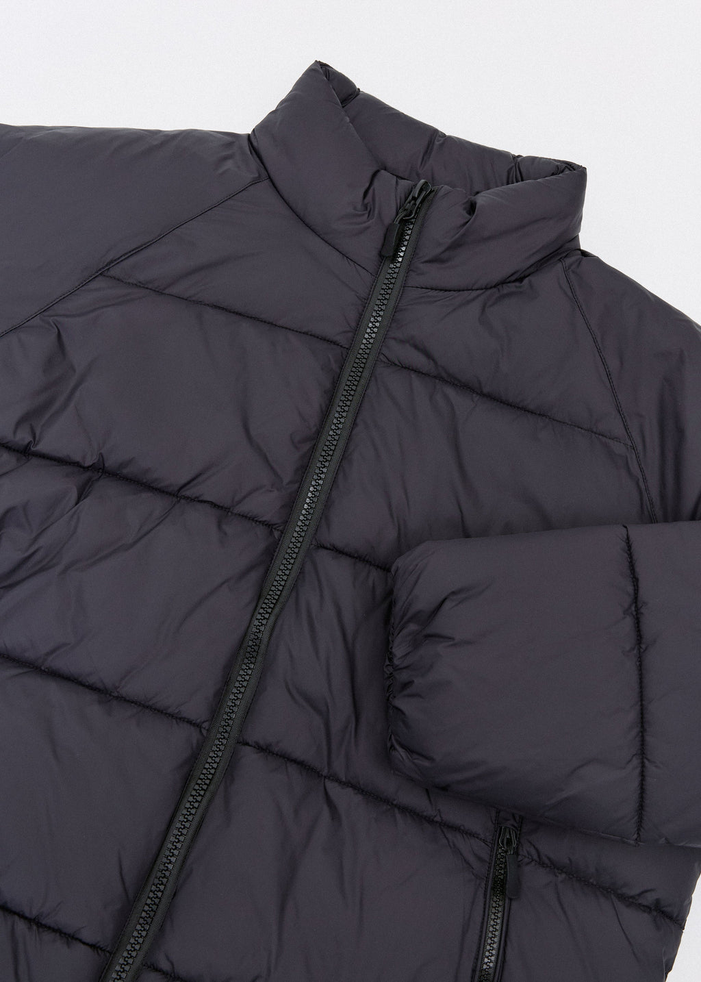 BASIC QUILTED JACKET black