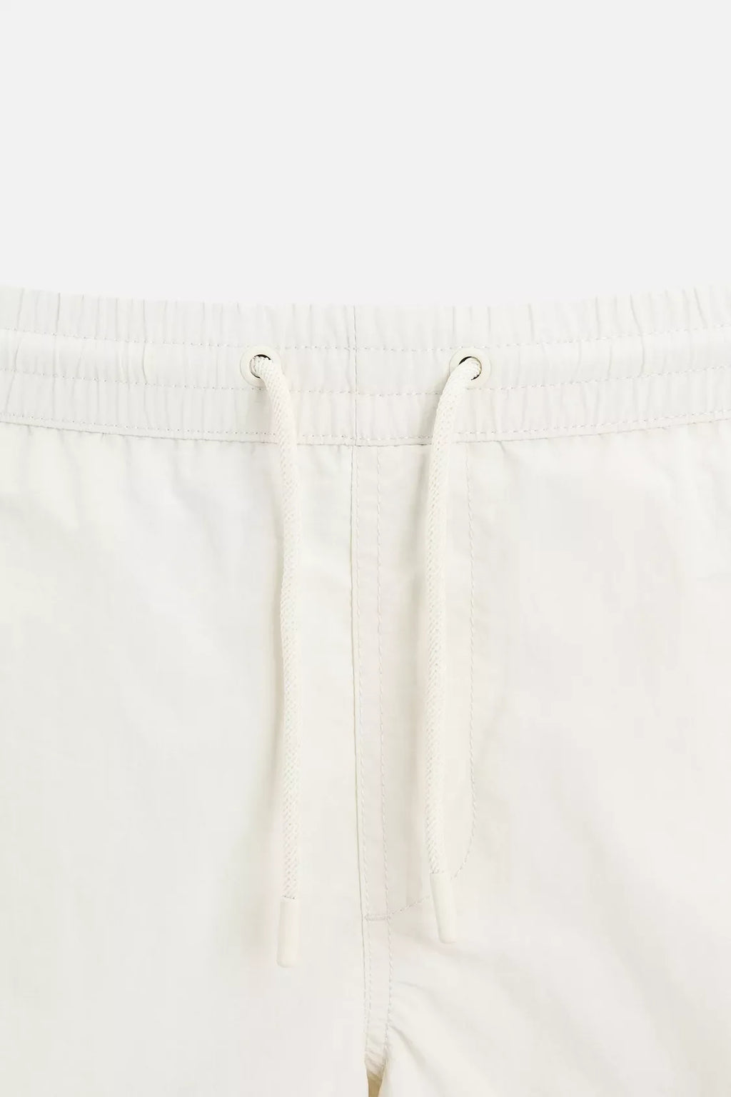 BASIC MID-LENGTH SWIMMING SHORT - WHITE