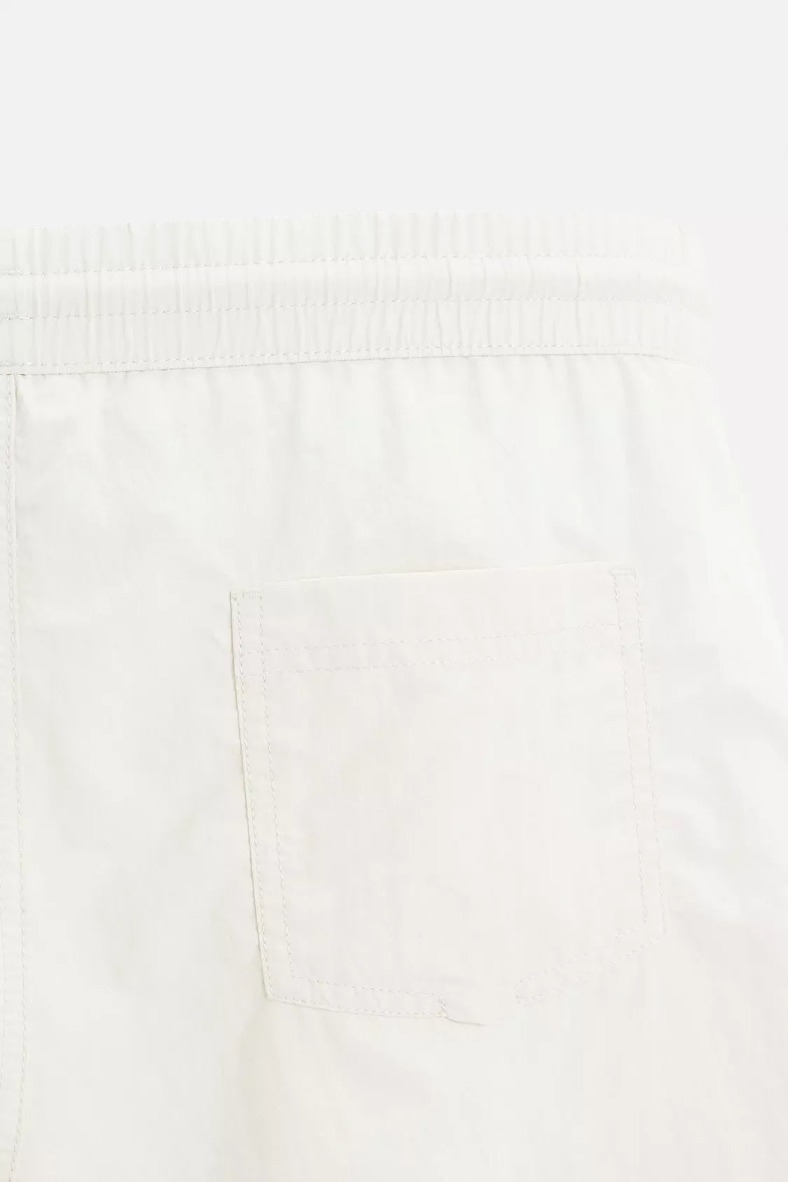 BASIC MID-LENGTH SWIMMING SHORT - WHITE