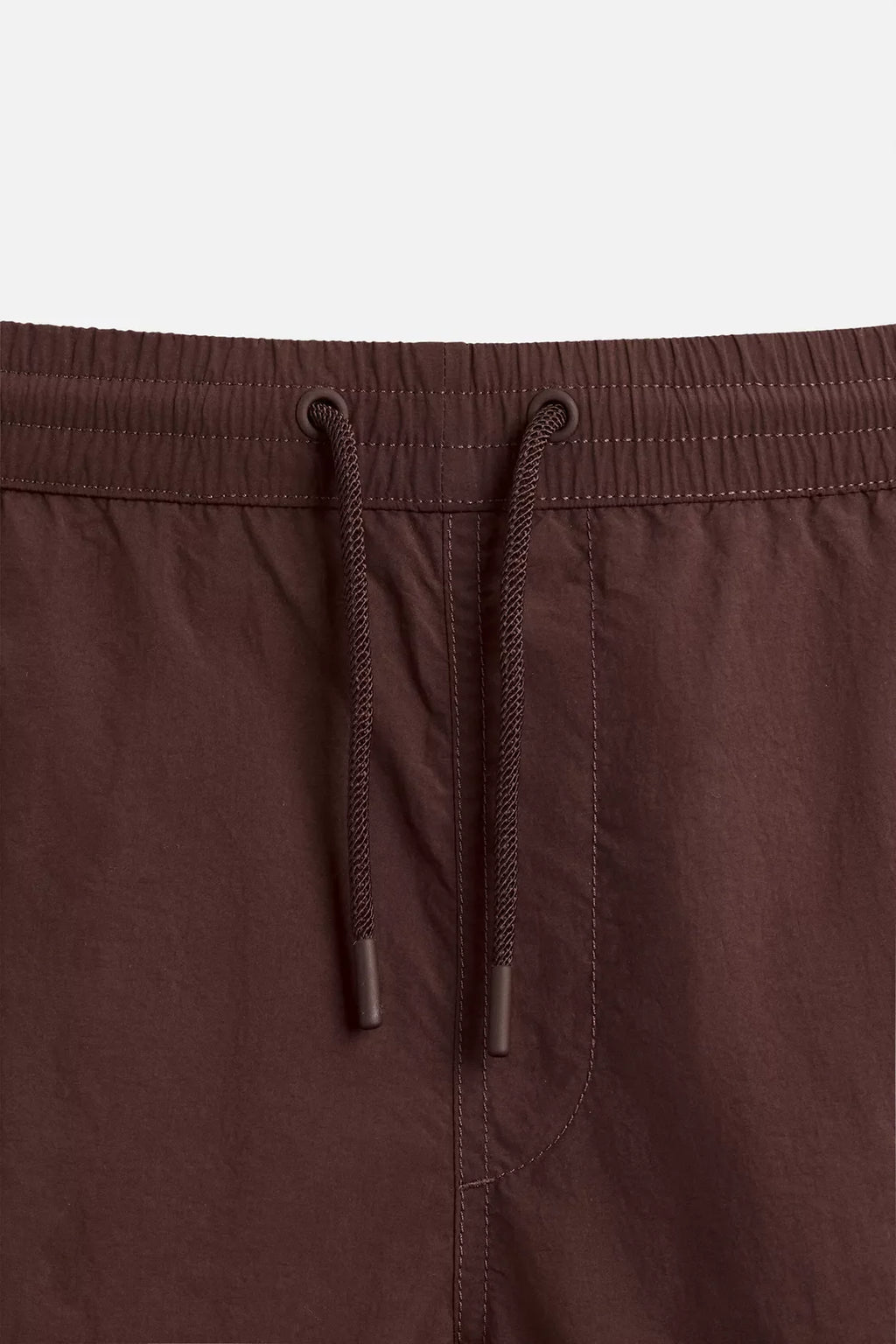 BASIC MID-LENGTH SWIMMING SHORT - CHOCOLATE