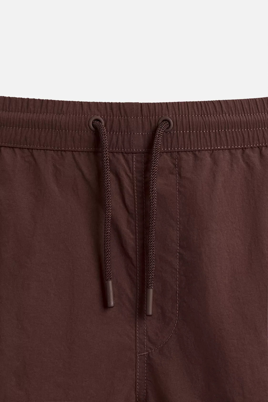 BASIC MID-LENGTH SWIMMING SHORT - CHOCOLATE