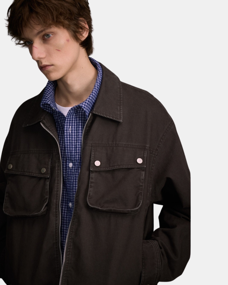 Utility Pocket Cotton Jacket