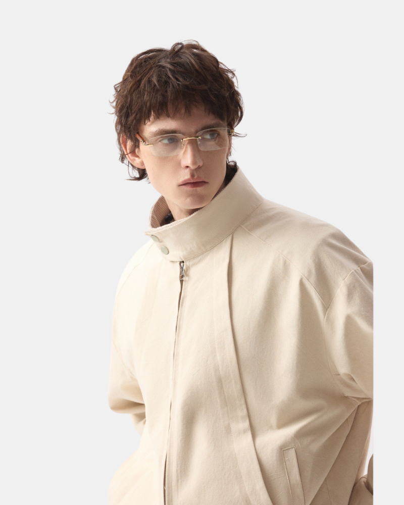 Stand‑Collar Zip Jacket