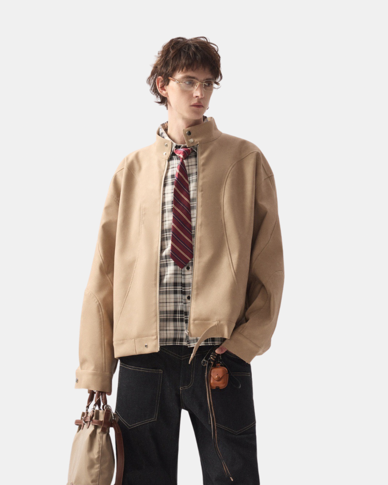 Stand‑Collar Jacket