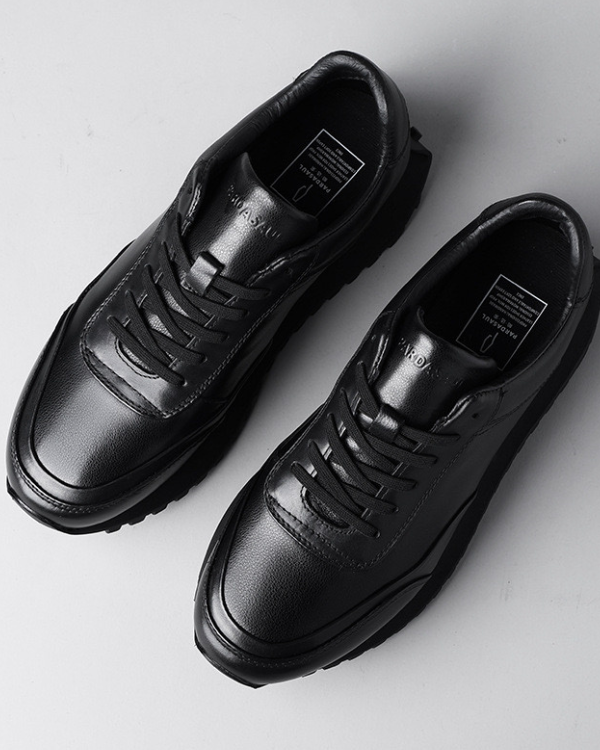 Monaco Black Leather Runner