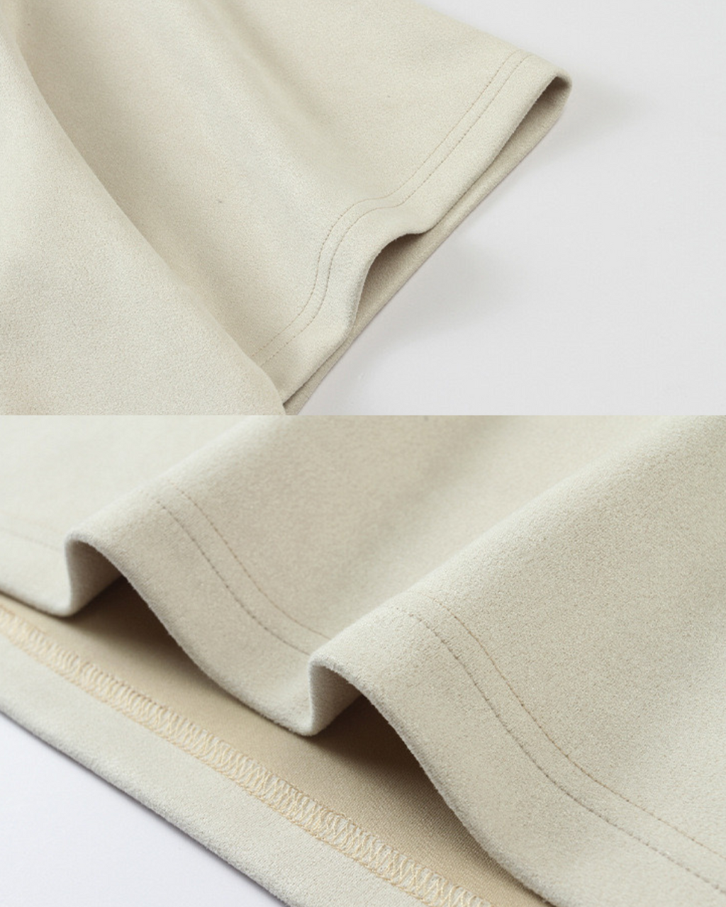 Suede Touch Oversized T-Shirt