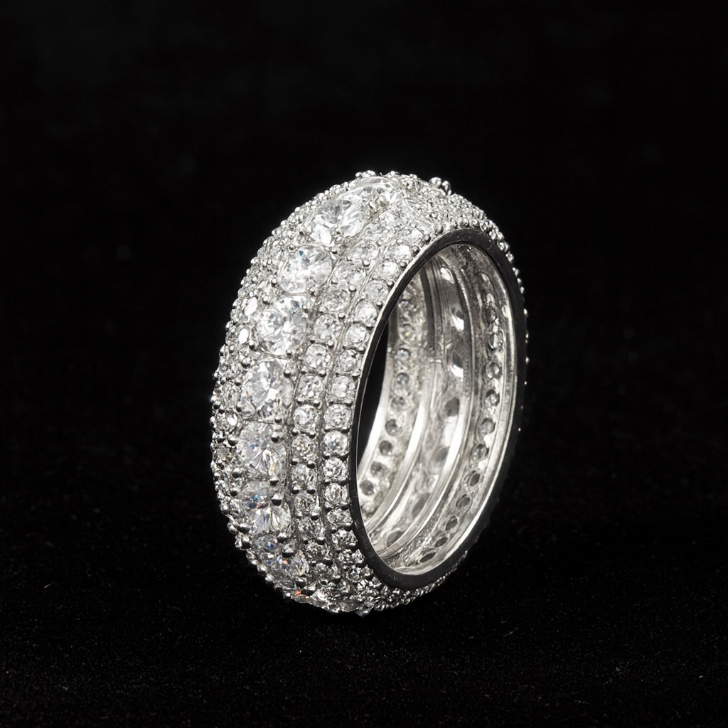 LAYERED DIAMOND RING