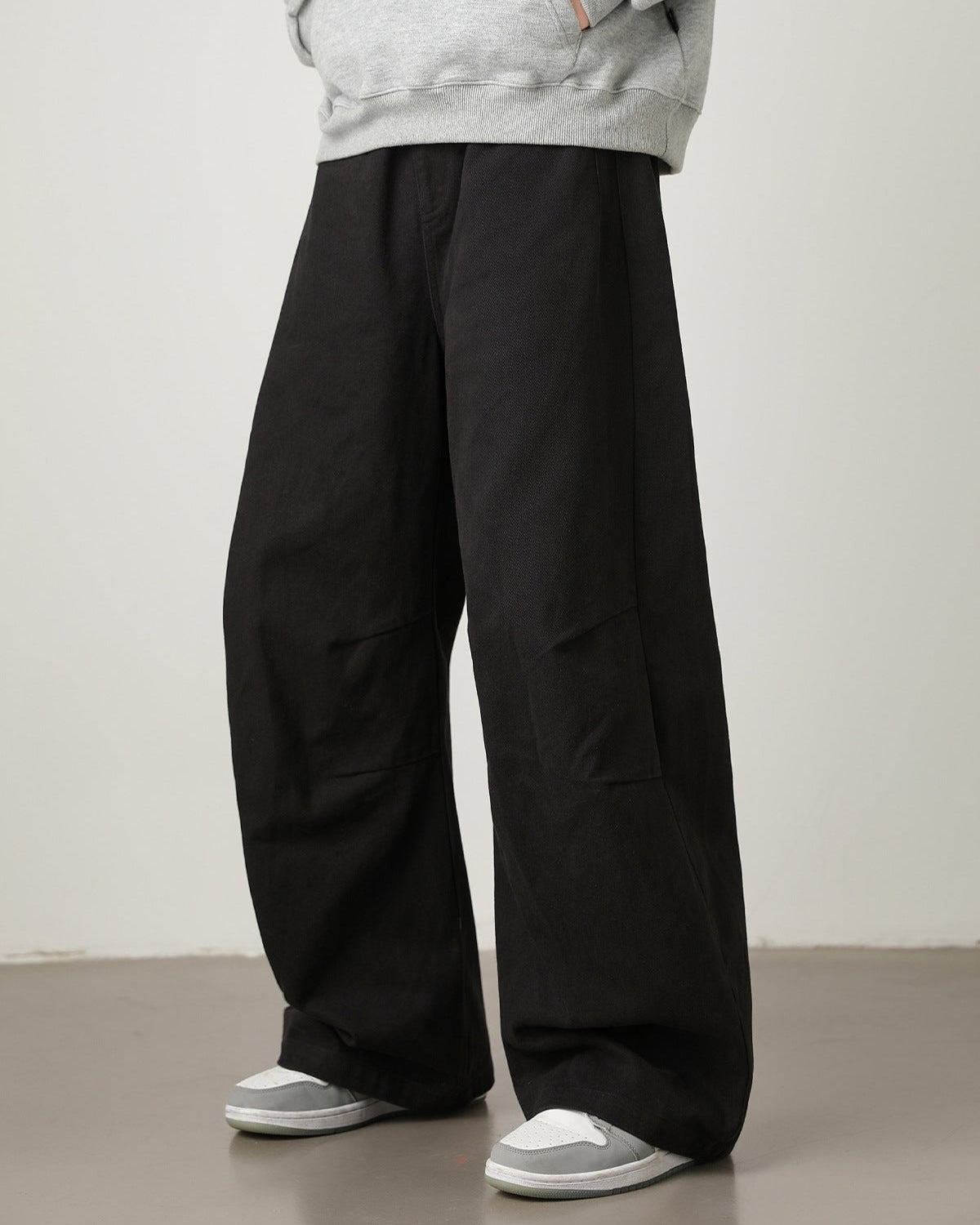 Wide-Leg Utility Trousers