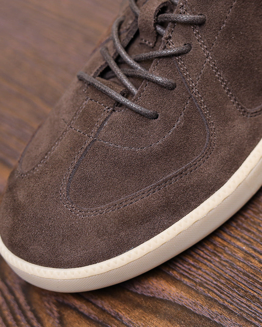 Suede Low-Cut Casual Sneakers