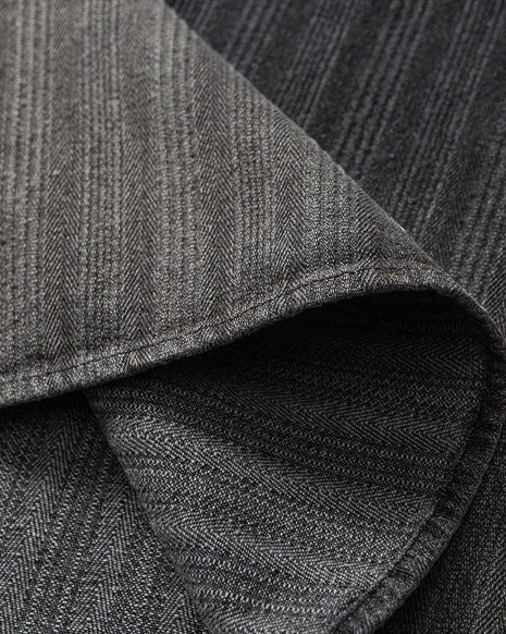 Casual Black Washed Overshirt