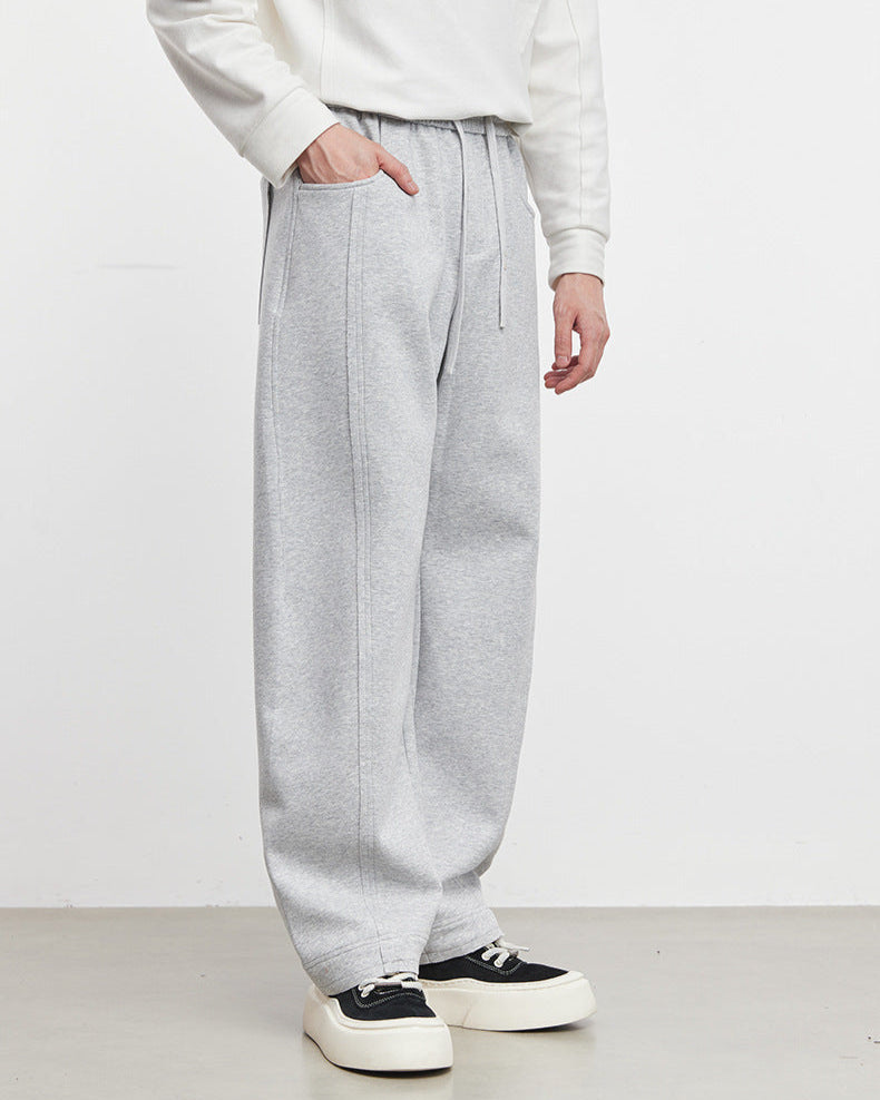 Heavy Modal Air-Layer Straight-Leg Joggers