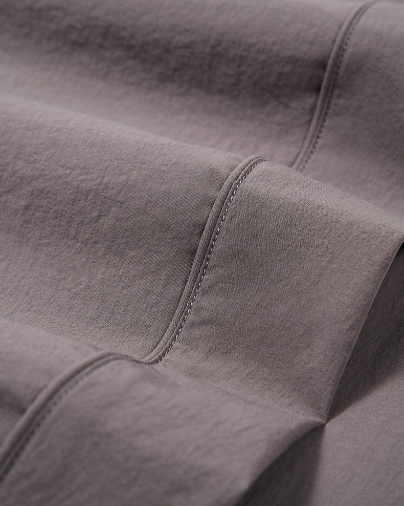 Wide-Leg Technical Drawstring Pants