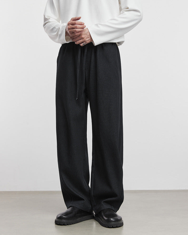 Loose Commuter Wide-Leg Pants