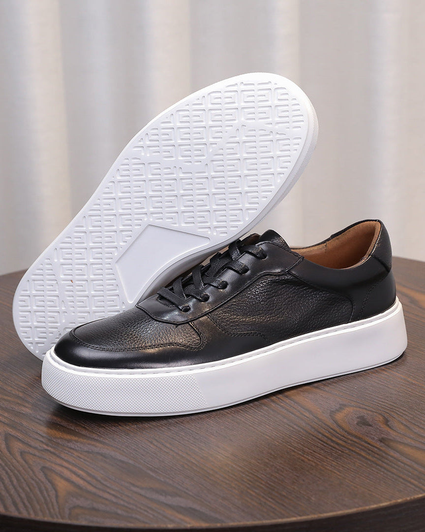 The Torino Pebble-Grain Low Sneakers