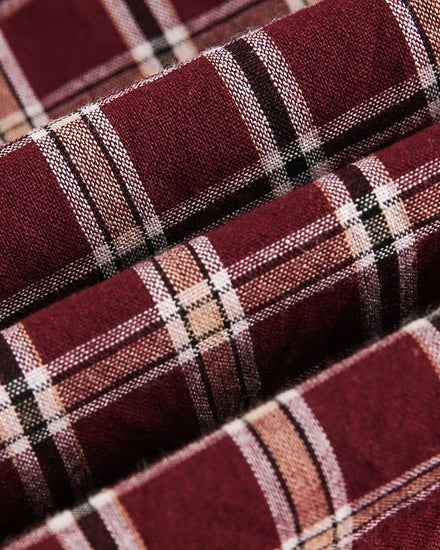 The Alloy Creek Casual Long Sleeve Plaid Overshirt