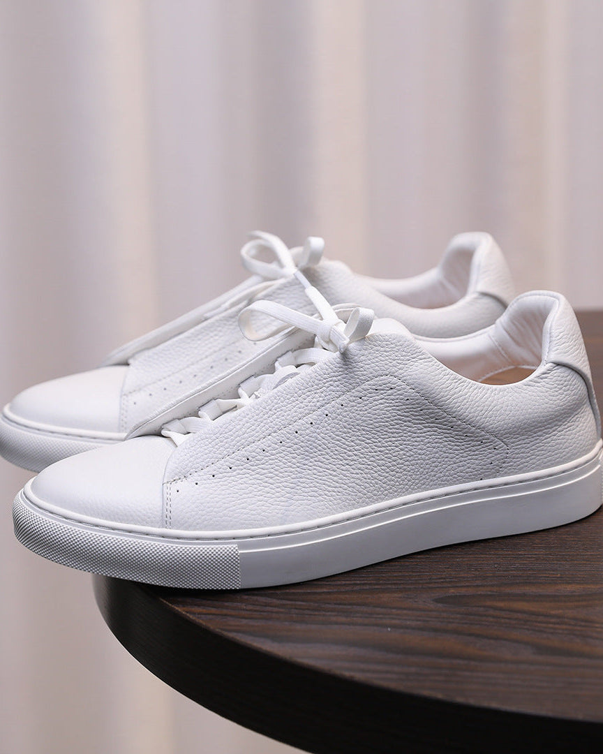 The Softey Pebble Leather Sneakers