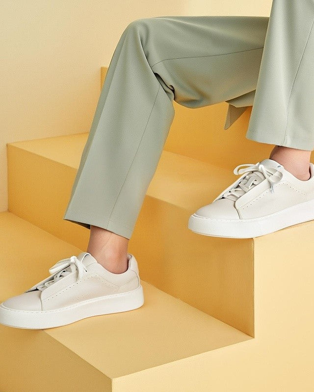 The Softey Pebble Leather Sneakers