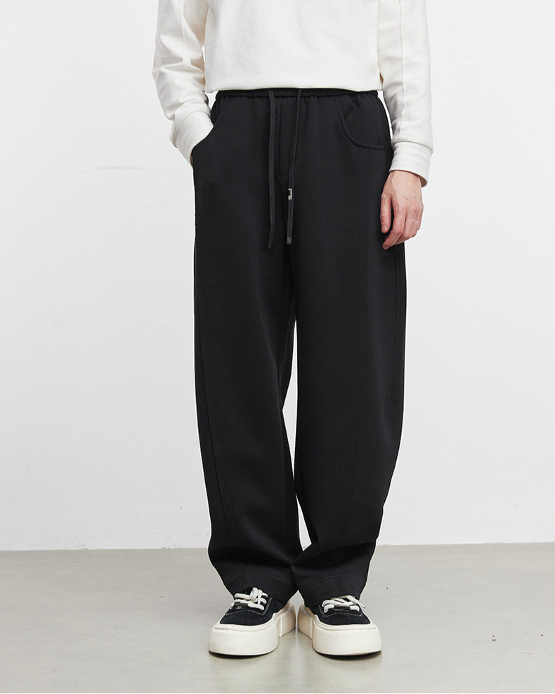 Heavy Modal Air-Layer Straight-Leg Joggers