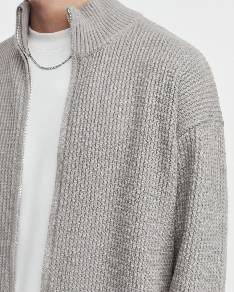 Sparse Shadow Knitted Cardigan