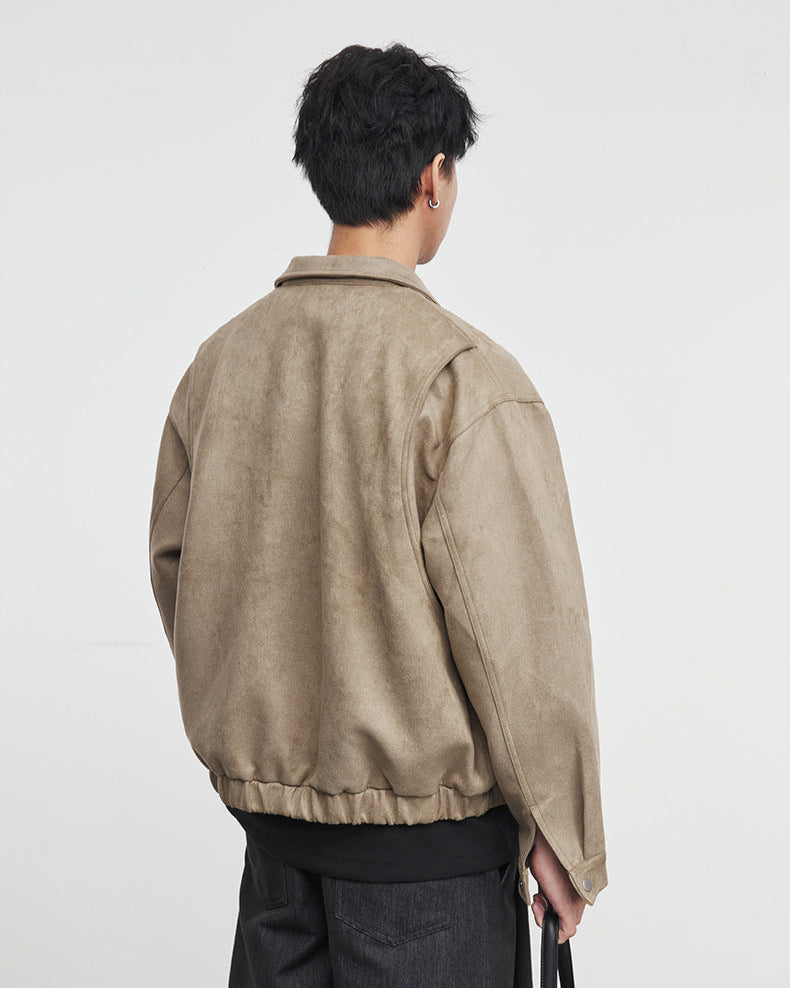 Yuppies Suede Lapel Jacket