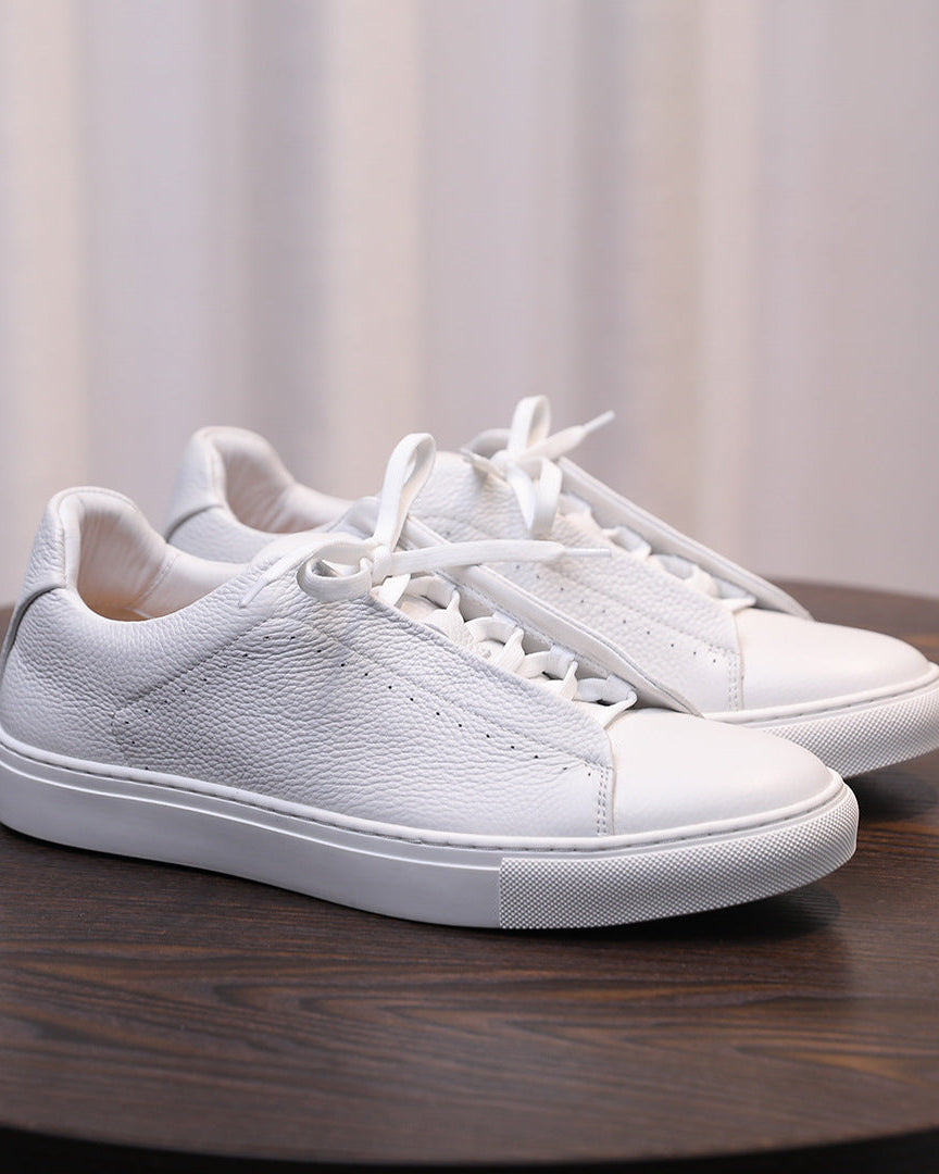 The Softey Pebble Leather Sneakers