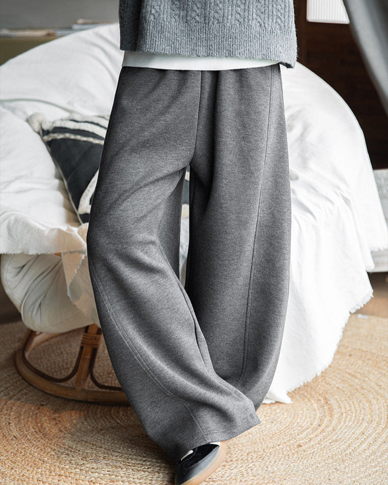 Wide-Leg Relaxed Fit Sweatpants