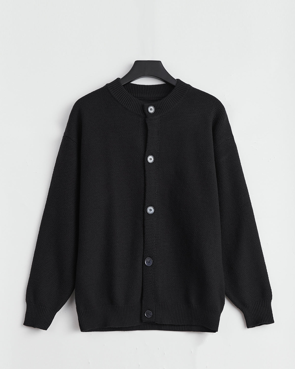 Sparse Button Casual Knit Cardigan Jacket