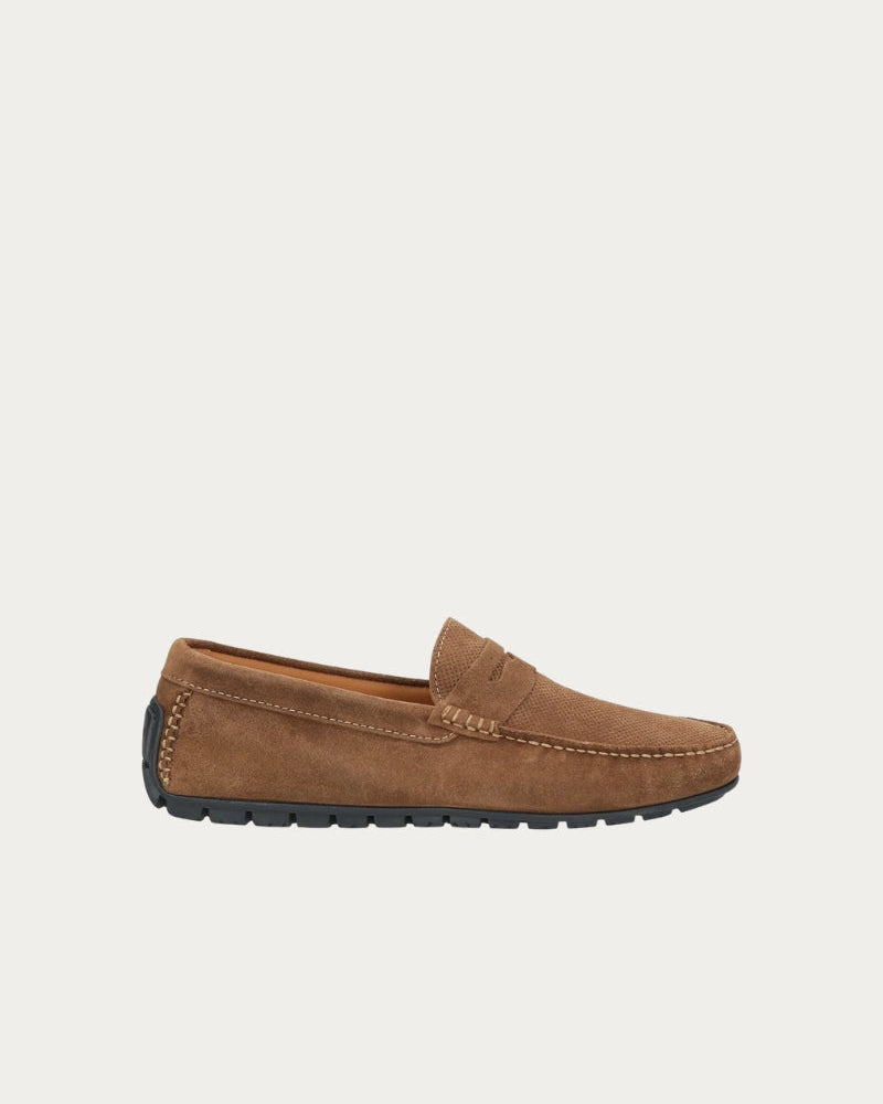 Brown Boat Suede loafers