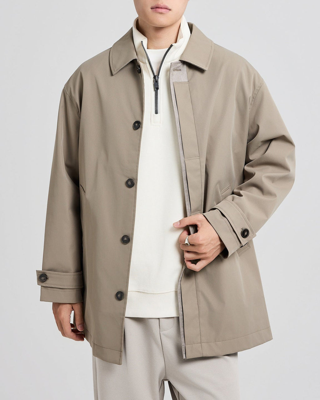 The Tolland Long Trench Jacket